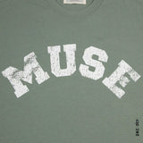 T-SHIRT HEAVY CURATED BY MUSE VERT MENTHE