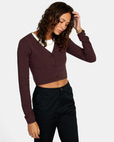 RVCA // CARDIGAN TRICOT FEMME SCHOOL DANCE
