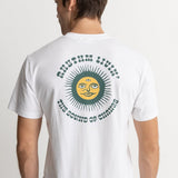 t-shirt-homme-sun-life-blanc-0124M-PT03-RHYTHM. T-SHIRT ORGANIC POUR HOMME. sUNLIFE, RHYTHM DM2 SHOP 01