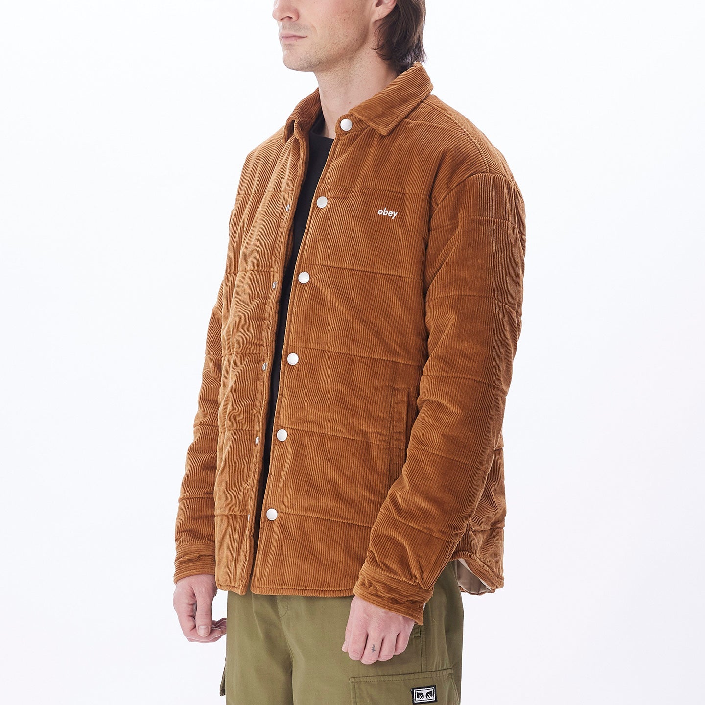MANTEAU DE VILLE HOMME GRAND CORD OBEY