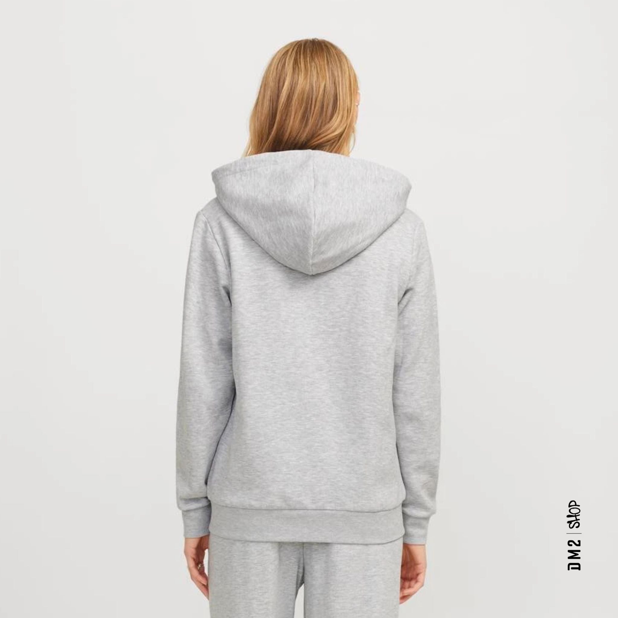 ZIP HOOD FEMME ABBIE GRIS, JJXX