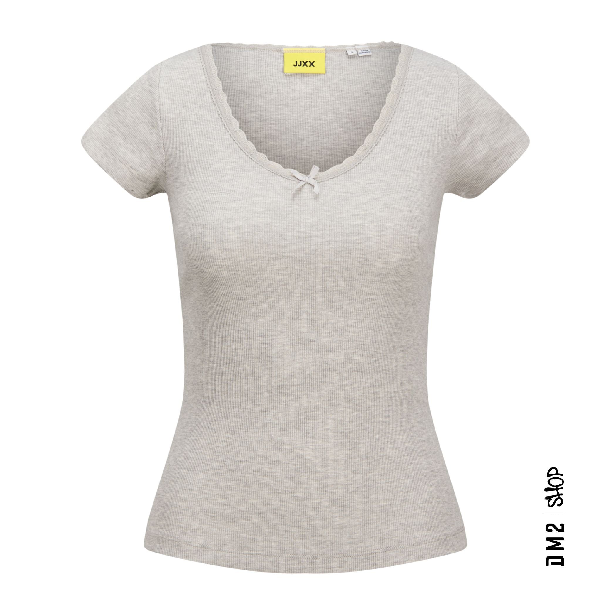 T-SHIRT FEMME FAME RIB, JJXX