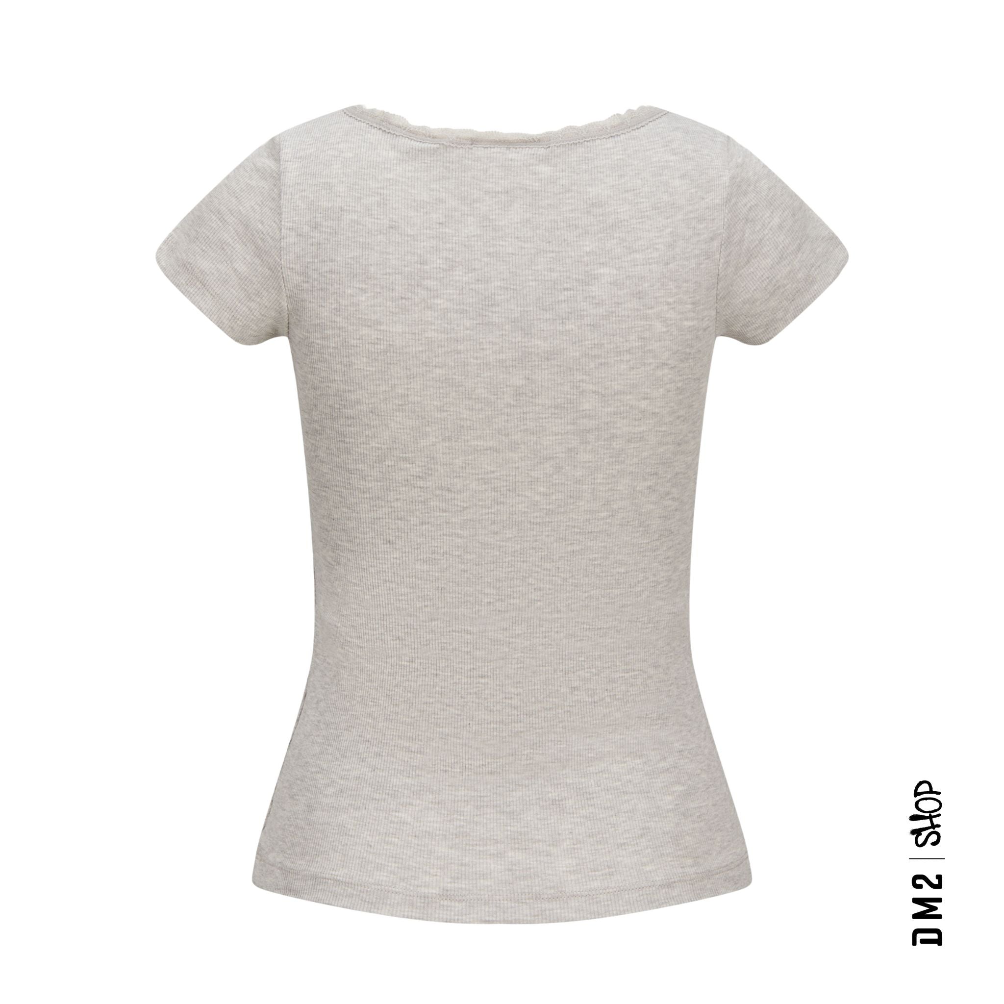 T-SHIRT FEMME FAME RIB, JJXX