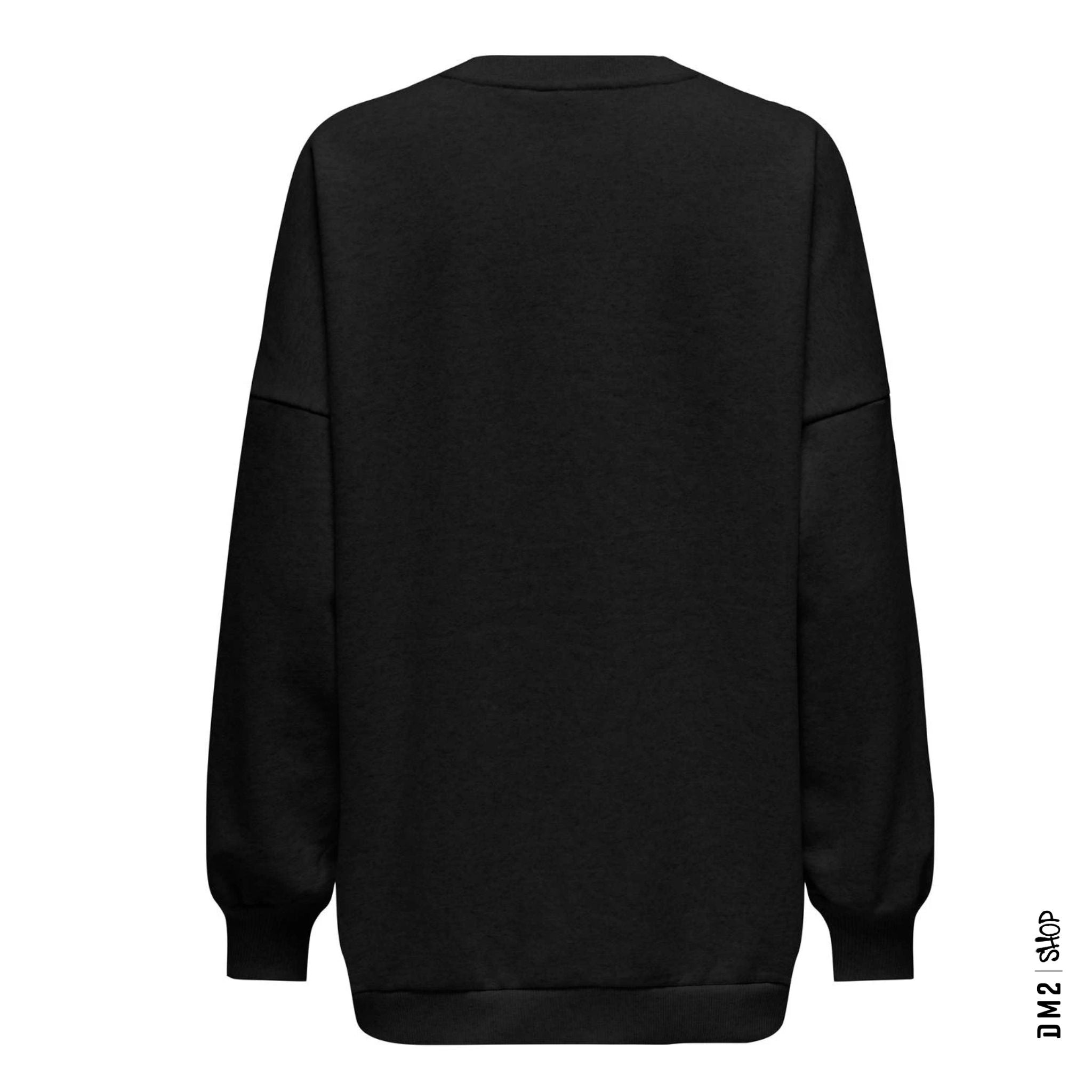 CREWNECK ONLY DAZE NOIR FEMME