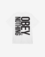 T-SHIRT OBEY NOTHING HEAVYWEIGHT, 3 couleurs