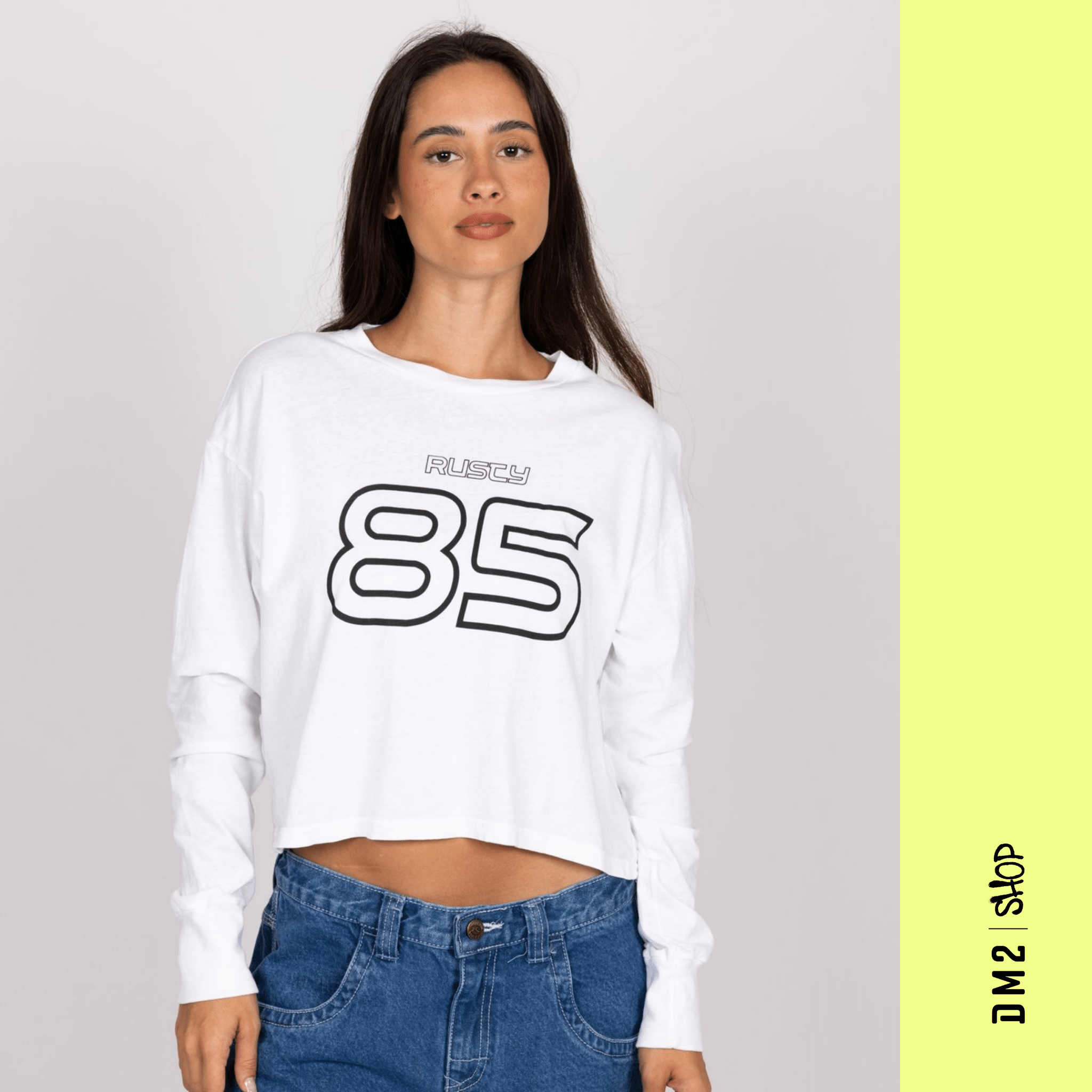 CHANDAIL RUSTY FEMME 1985 BLANC - DM2 SHOP