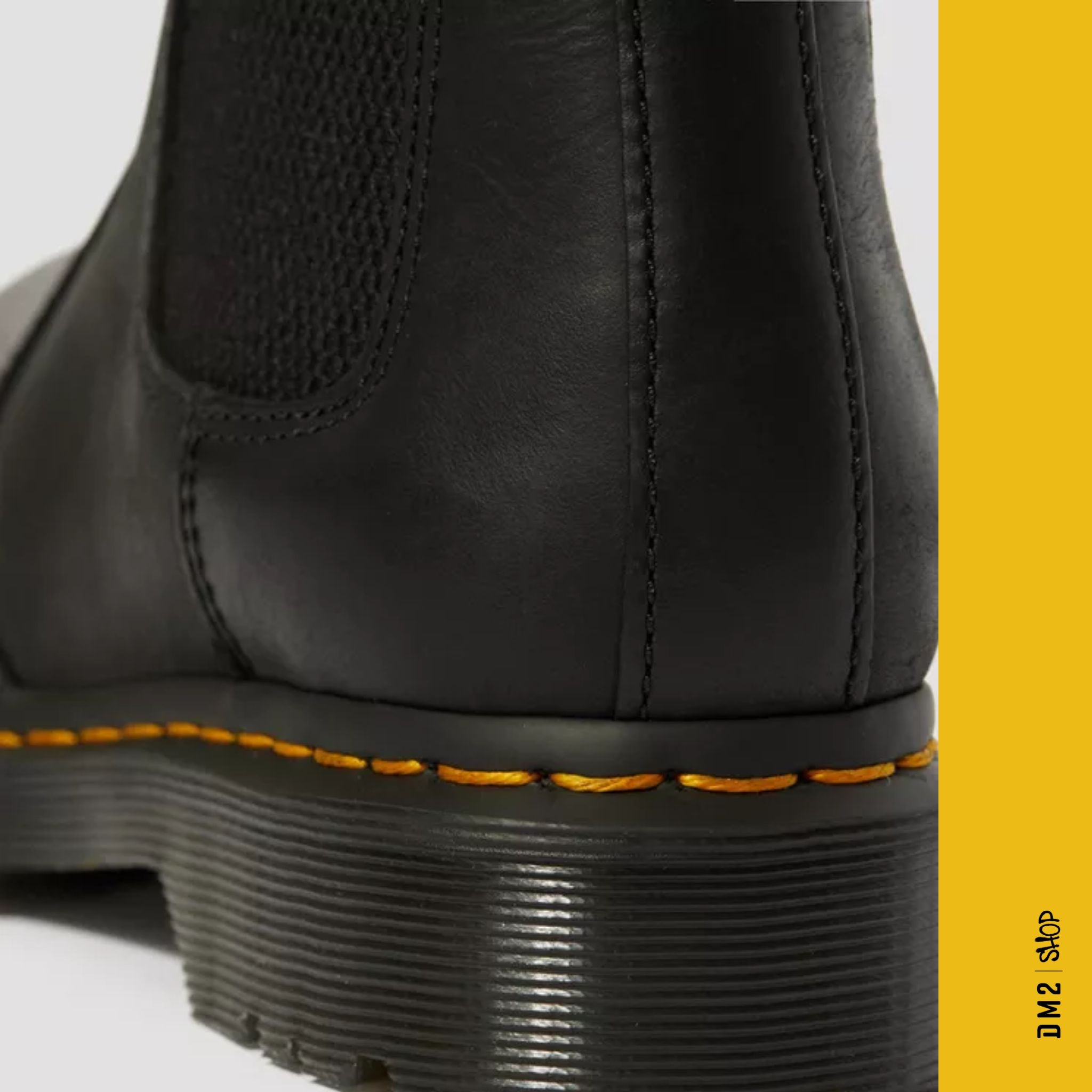 DR.MARTENS 2976 CHELSEA DOUBLÉES FEMME NOIR