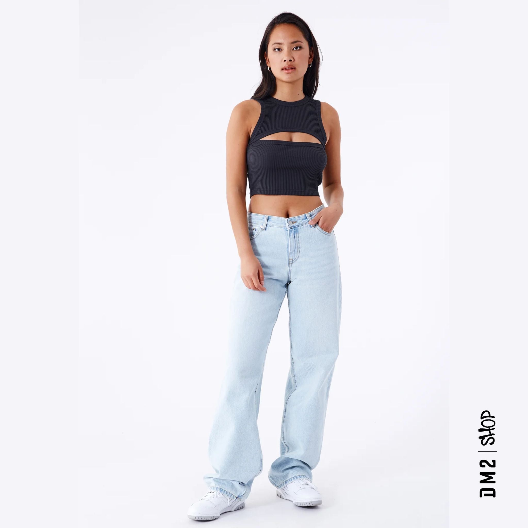 CAMISOLE FEMME AINSLEE, DR.DENIM