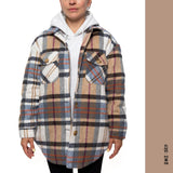 MANTEAU VILLE FEMME ANNABELLE PLAID NANA