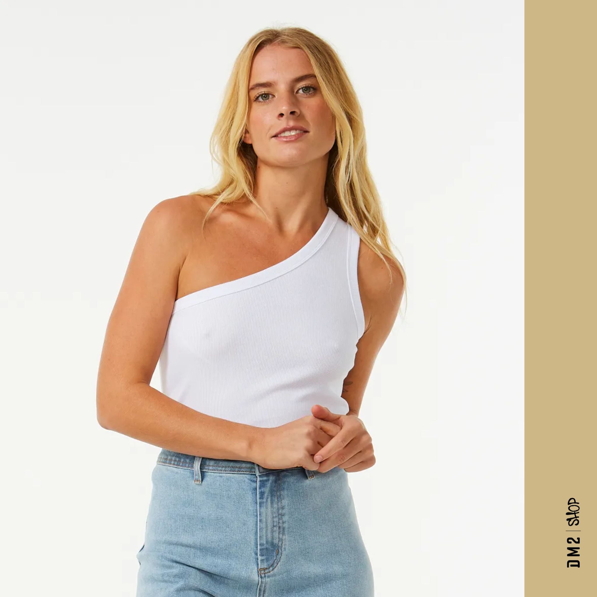 camisole-rip-curl-asym-rib-blanche
