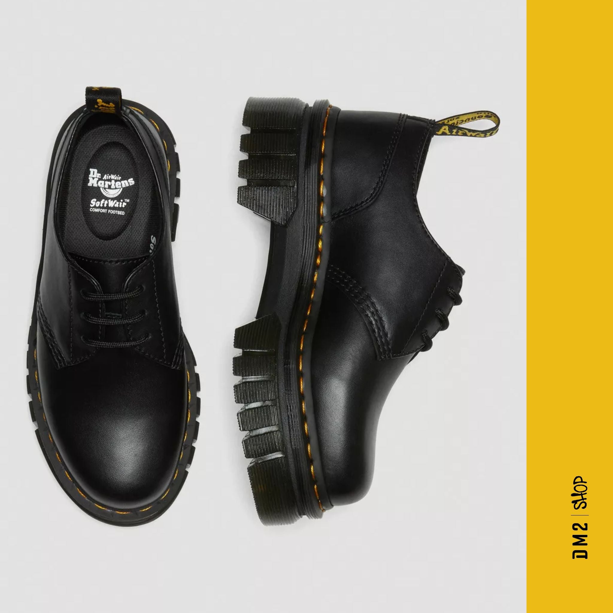 CHAUSSURES AUDRICK NAPPA PLATFORM NOIR, DR.MARTENS