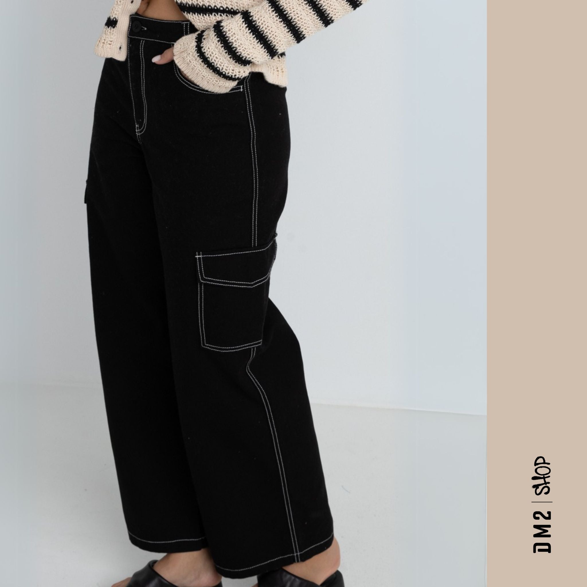 PANTALON FEMME BAYSIDE NOIR, RHYTHM