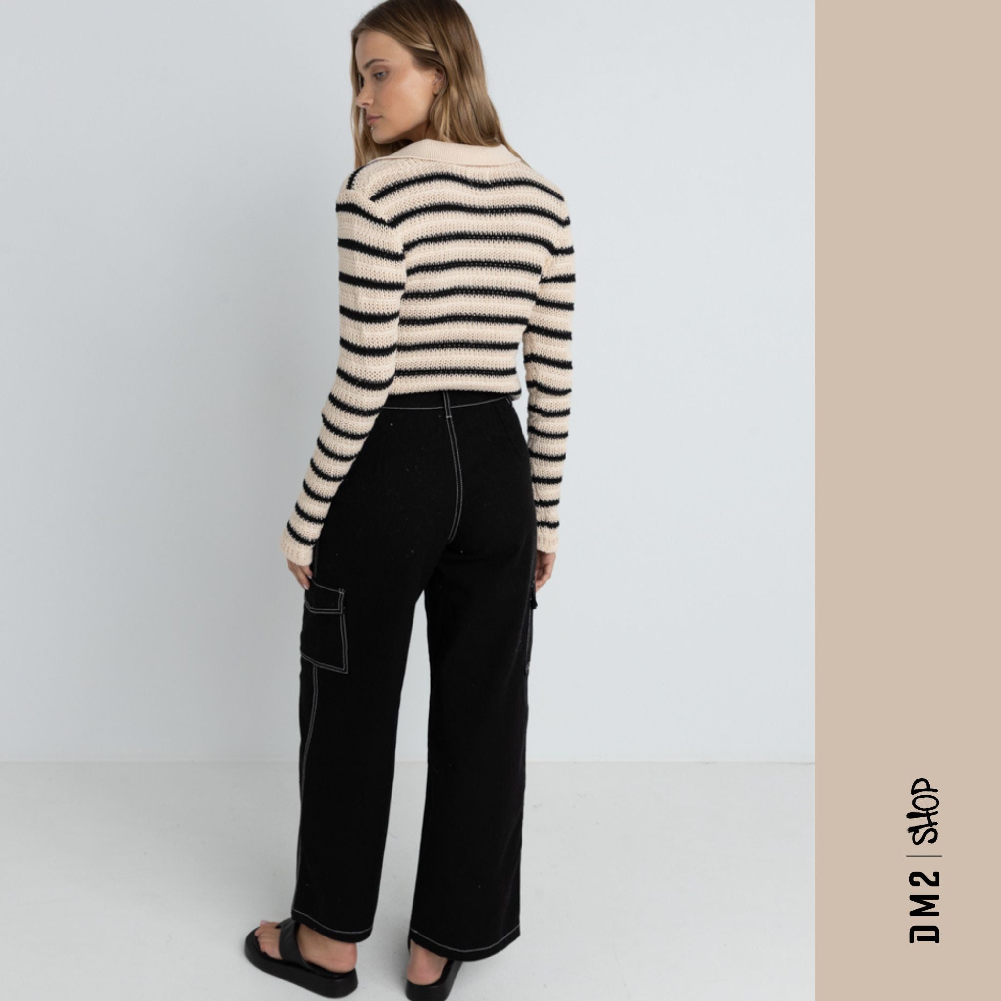 PANTALON FEMME BAYSIDE NOIR, RHYTHM