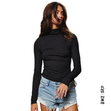 BODYSUITS EN RIB NOIR FEMME