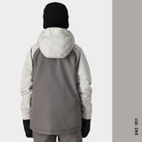 MANTEAU SNOW JUNIOR GEO WHITE HEATHER