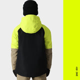 MANTEAU SNOW JUNIOR 686 HYDRA LIME COLORBLOCK