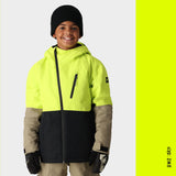 manteau-snow-junior-686-hydra-lime-colorblock-W24