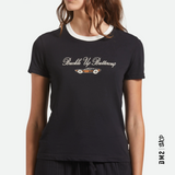 T-SHIRT BRIXTON FEMME BUCKLE UP RINGER