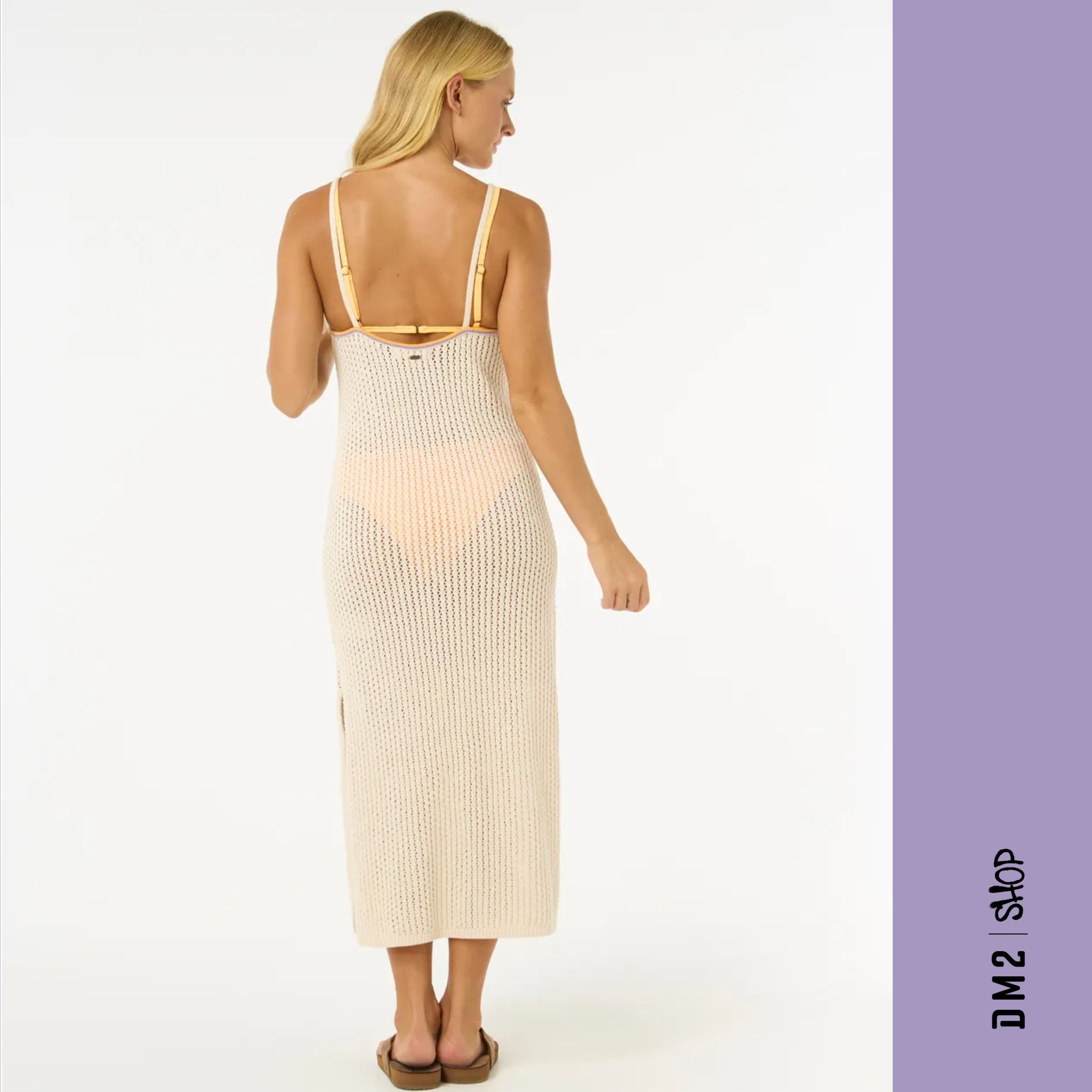 ROBE FEMME CALA VADELLA CROCHET, RIP CURL
