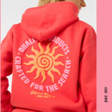 HOOD FEMME CALA HERITAGE ROUGE, RIP CURL