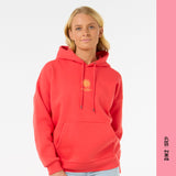 HOOD FEMME CALA HERITAGE ROUGE, RIP CURL