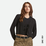 CARDIGAN BRIXTON CROPPED POINTELLE FEMME