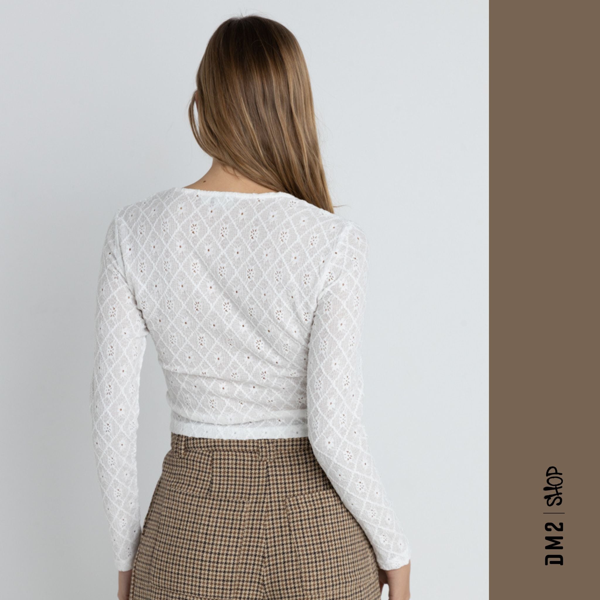 CHANDAIL FEMME CHARM BLANC, RHYTHM