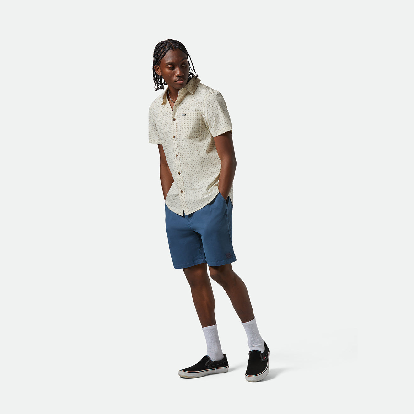 CHEMISE HOMME CHARTER, BRIXTON ( 2 couleurs )