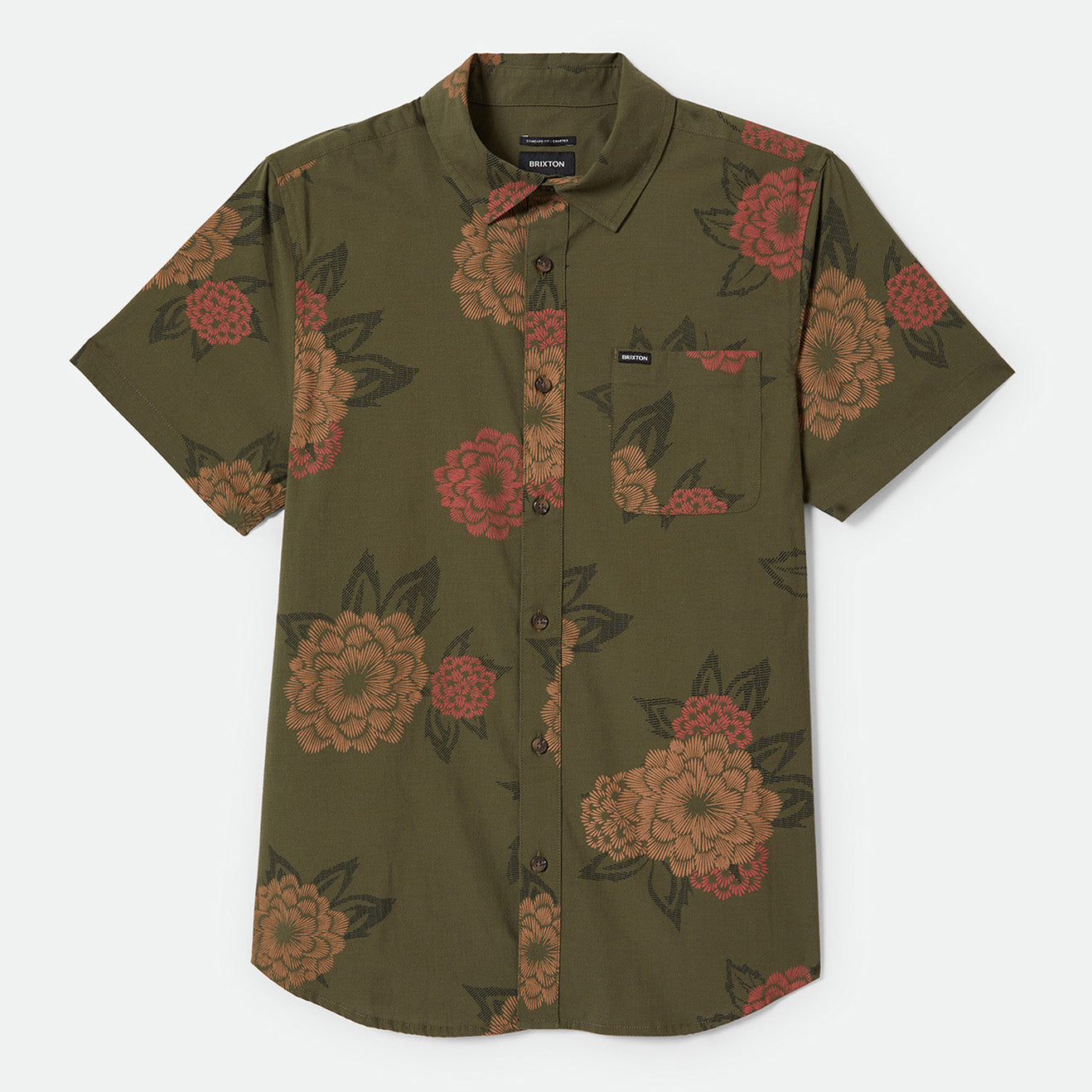 CHEMISE HOMME CHARTER, BRIXTON ( 2 couleurs )
