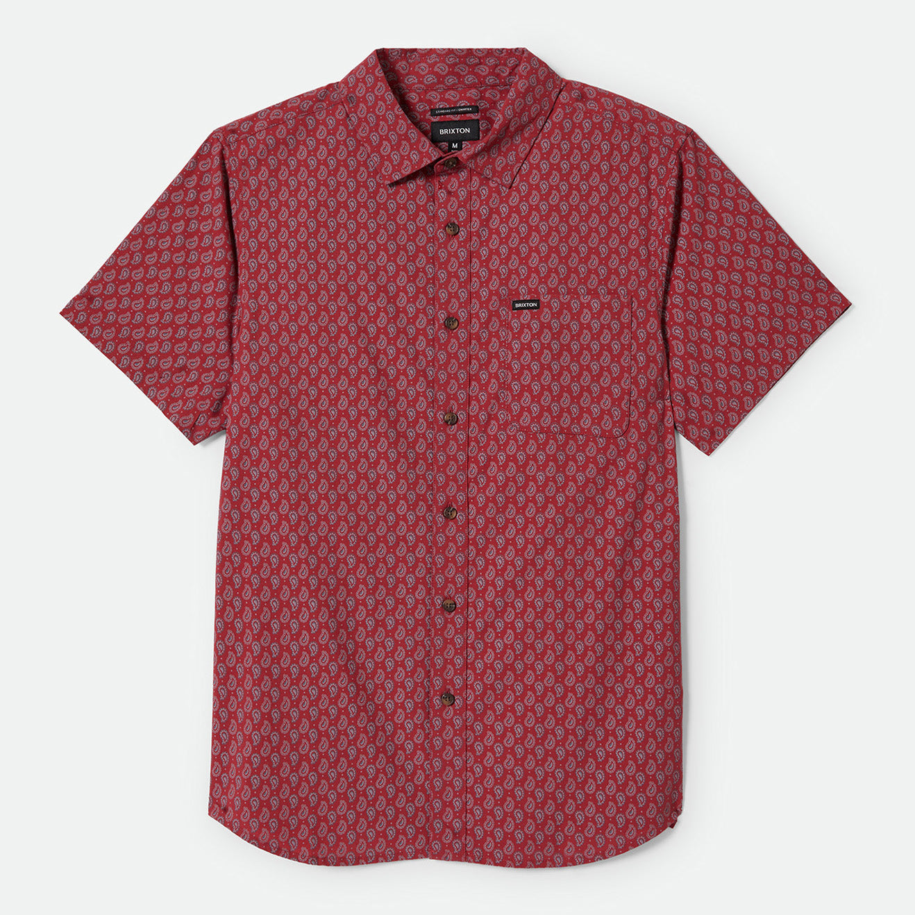 CHEMISE HOMME CHARTER ROUGE, BRIXTON