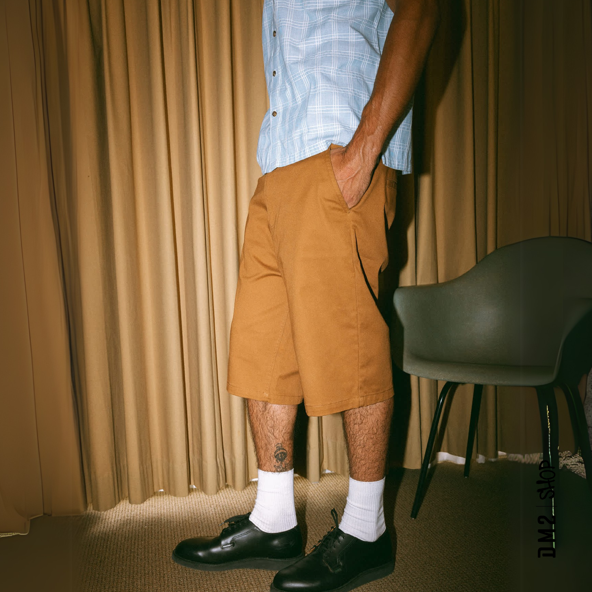 SHORT HOMME CHOICE CHINO BAGGY, BRIXTON