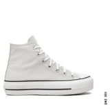 CHUCK TAYLOR ALL STAR CANEVAS PLATEFORME GRIS