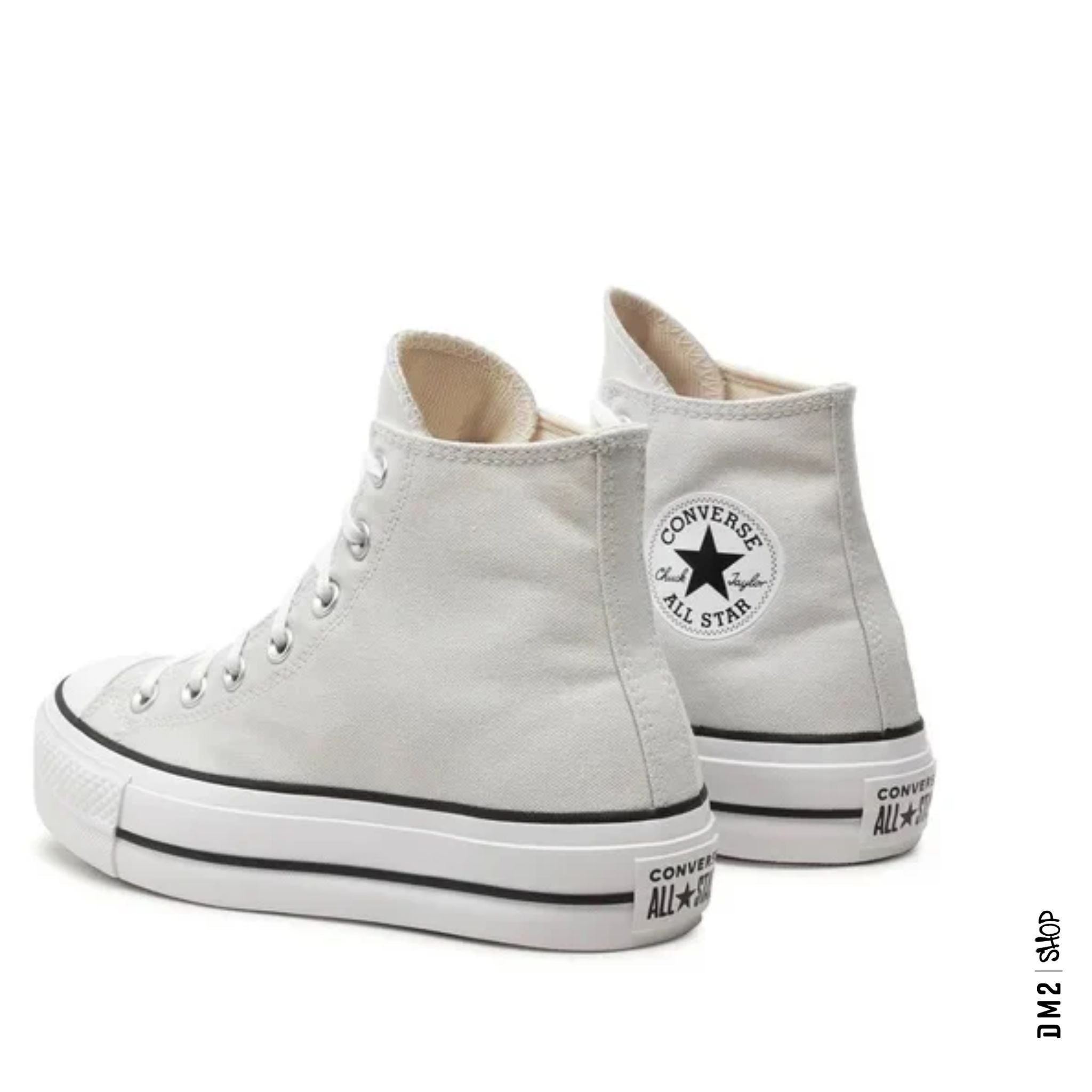 CHUCK TAYLOR ALL STAR CANEVAS PLATEFORME GRIS