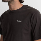 t-shirt-classique-biologique-noir-homme-RHYTHM-CL21M-PT09, DM2 SHOP 02