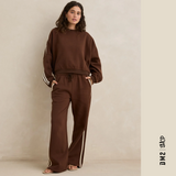 JOGGING RHYTHM CONTRAST BRUN FEMME