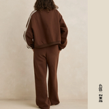 JOGGING RHYTHM CONTRAST BRUN FEMME