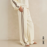 JOGGING RHYTHM CONTRAST CREAM FEMME