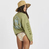 CREWNECK FEMME DAY TRIP VERT, SISSTR