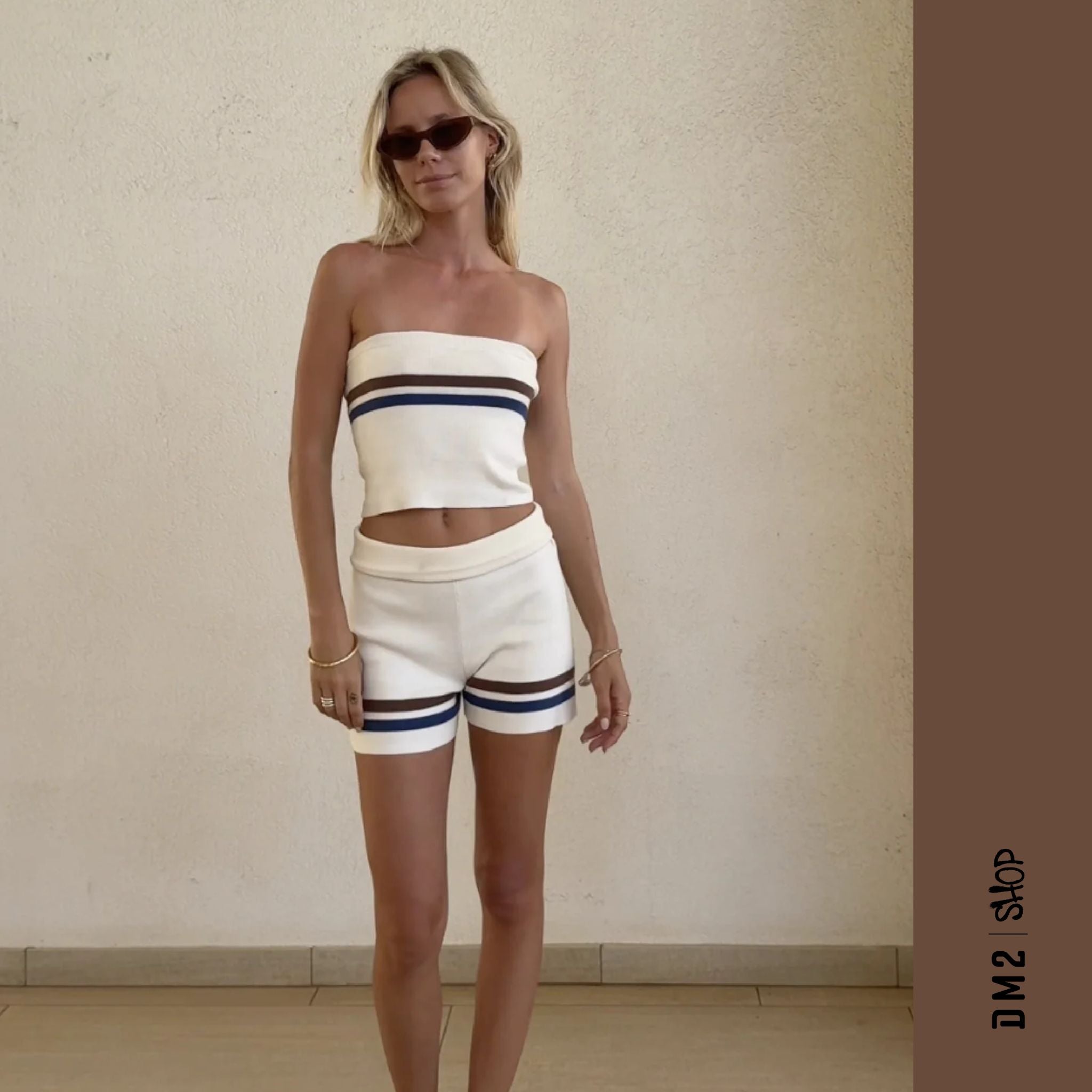 TUBE FEMME DELTA STRIPE, RHYTHM