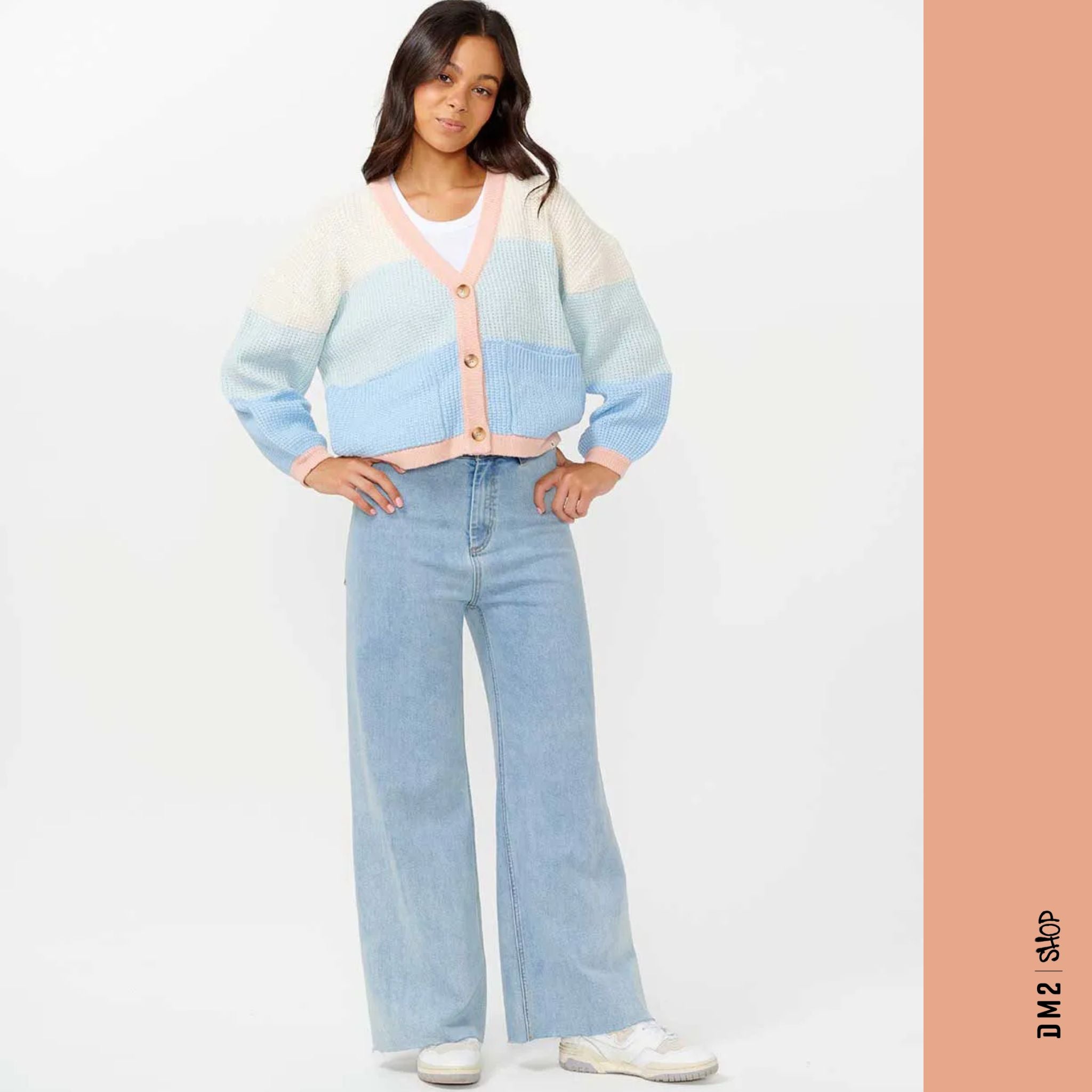 CARDIGAN DESERT DREAM RIP CURL BABY BLUE