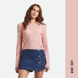 HAUT BRIXTON FEMME DOLLY DENTELLE ROSE