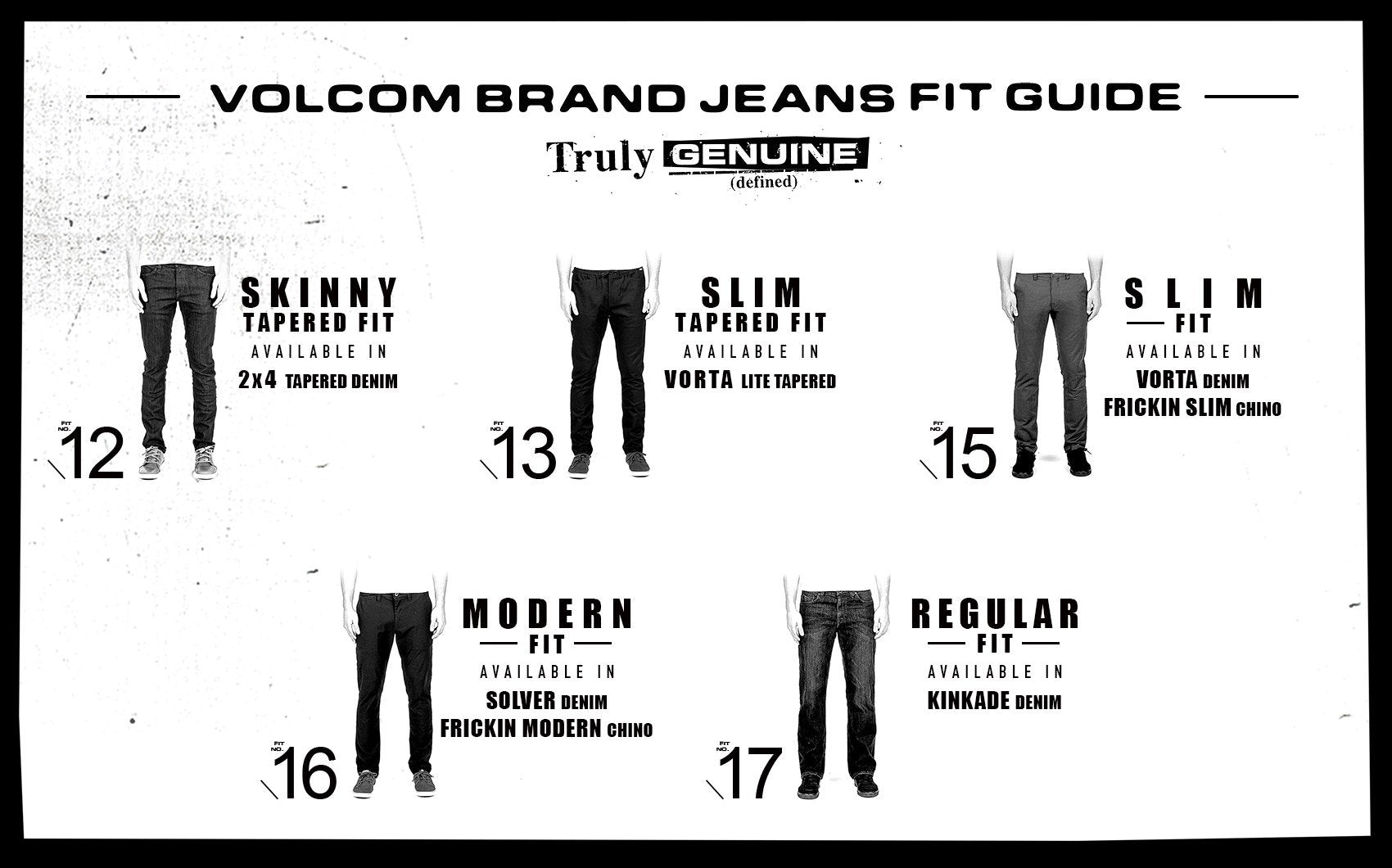 JEANS HOMME VORTA BLEU PÂLE VOLCOM
