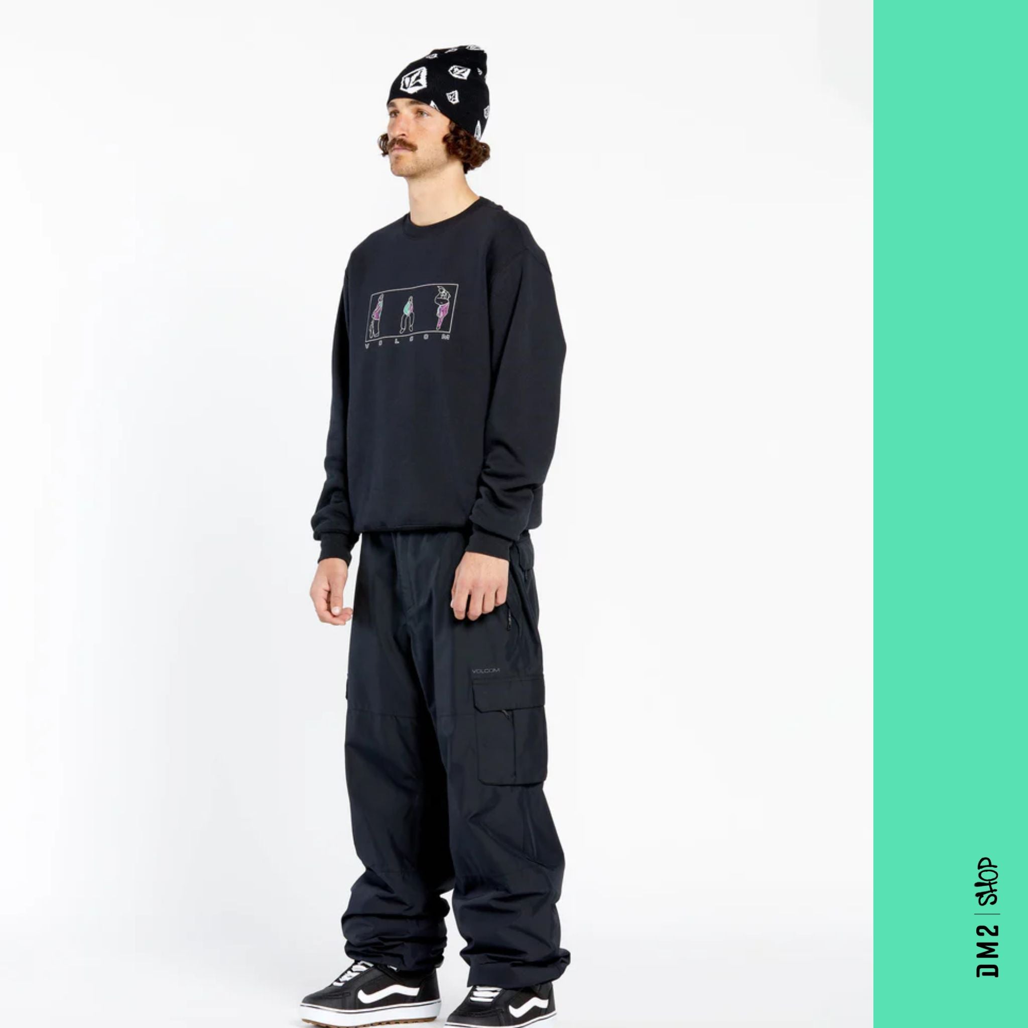 FLEECE SNOW ESSENTIEL VOLCOM NOIR