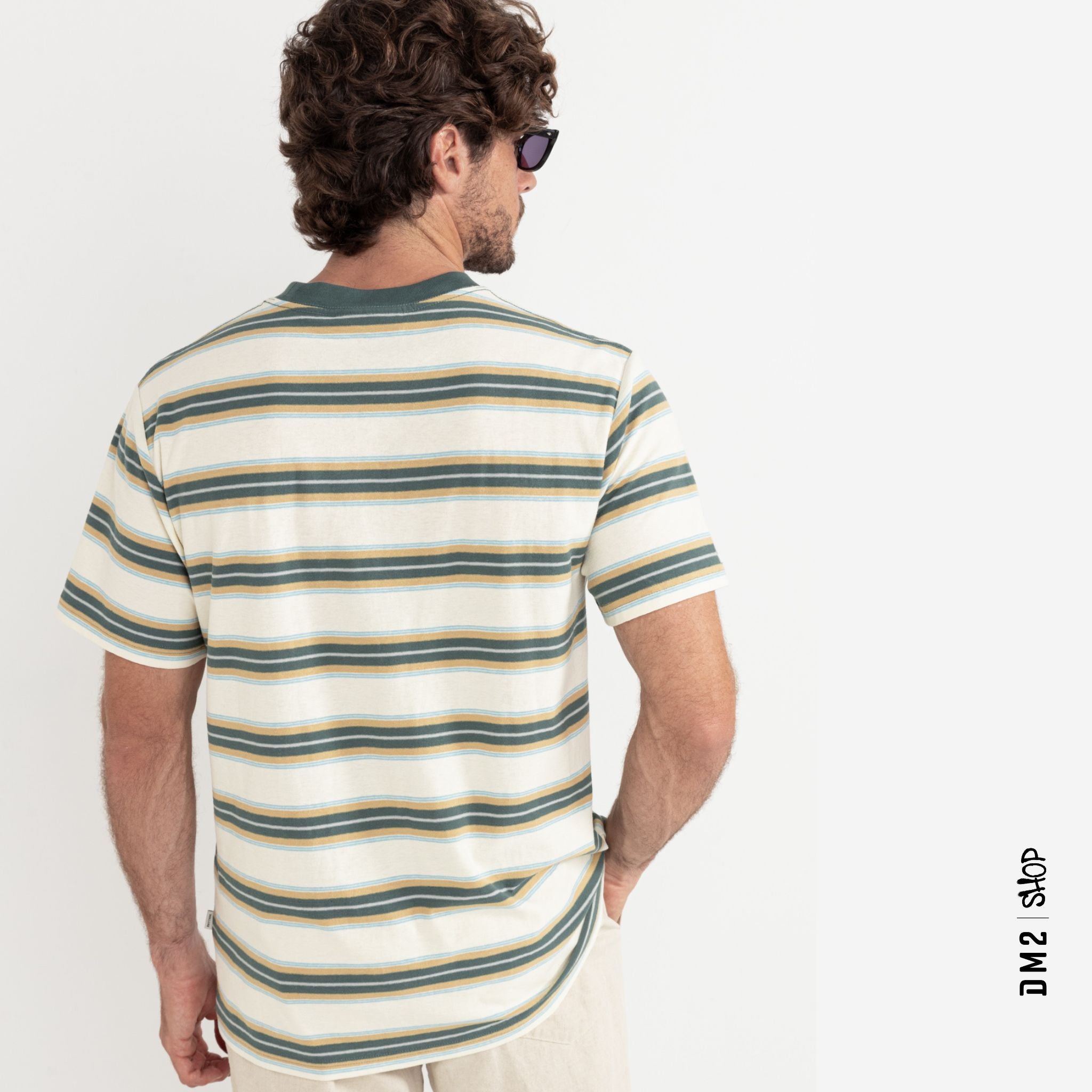 T-SHIRT HOMME EVERYDAY STRIPES, RHYTHM