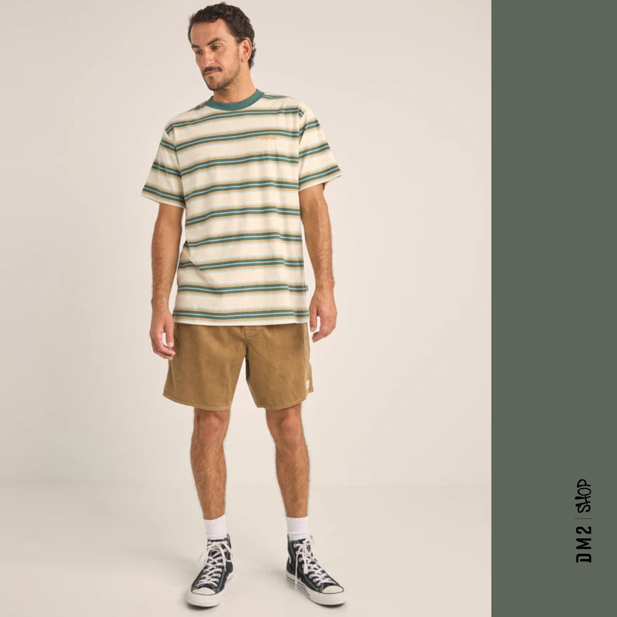 T-SHIRT HOMME EVERYDAY STRIPES, RHYTHM