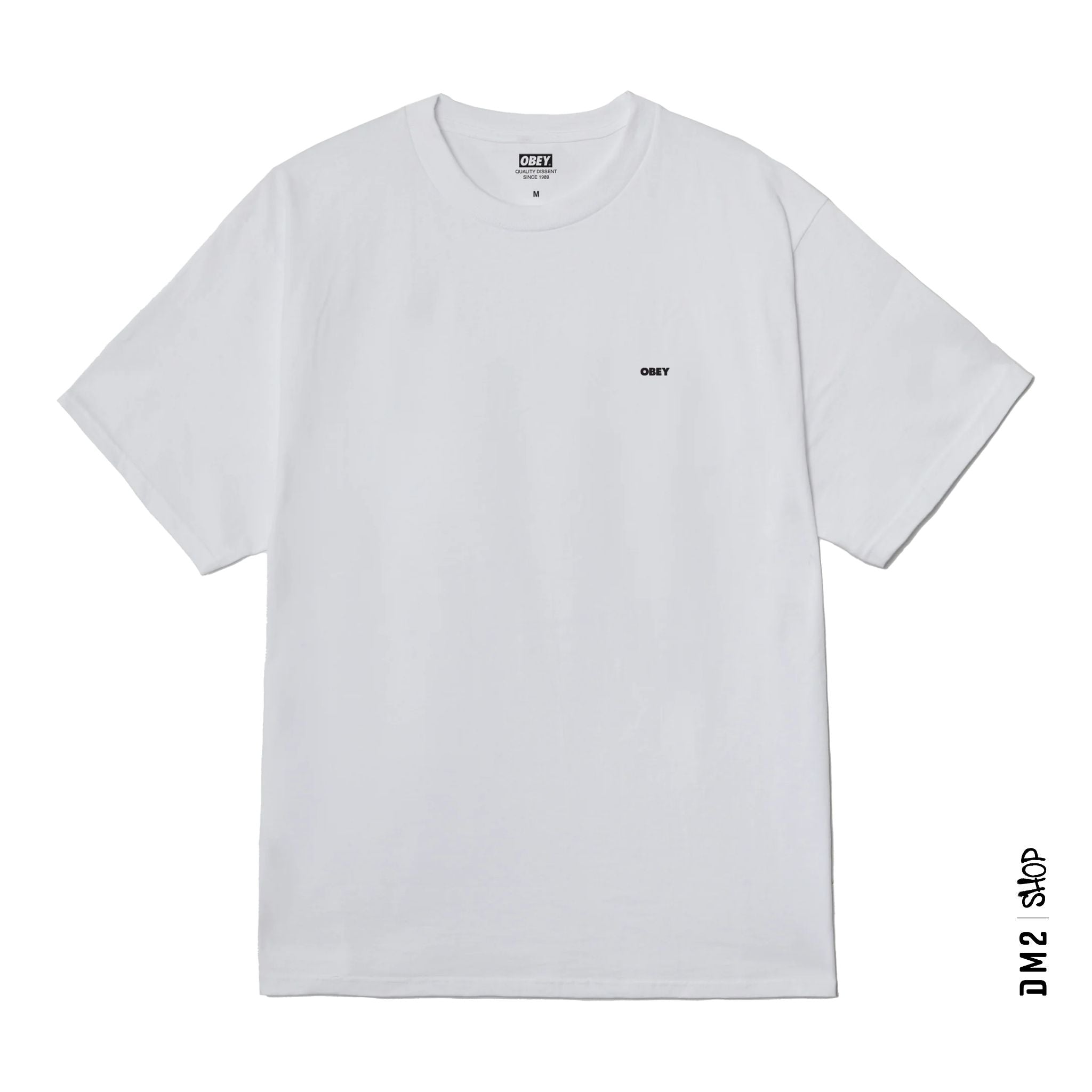 T-SHIRT HOMME FLAME BLANC, OBEY