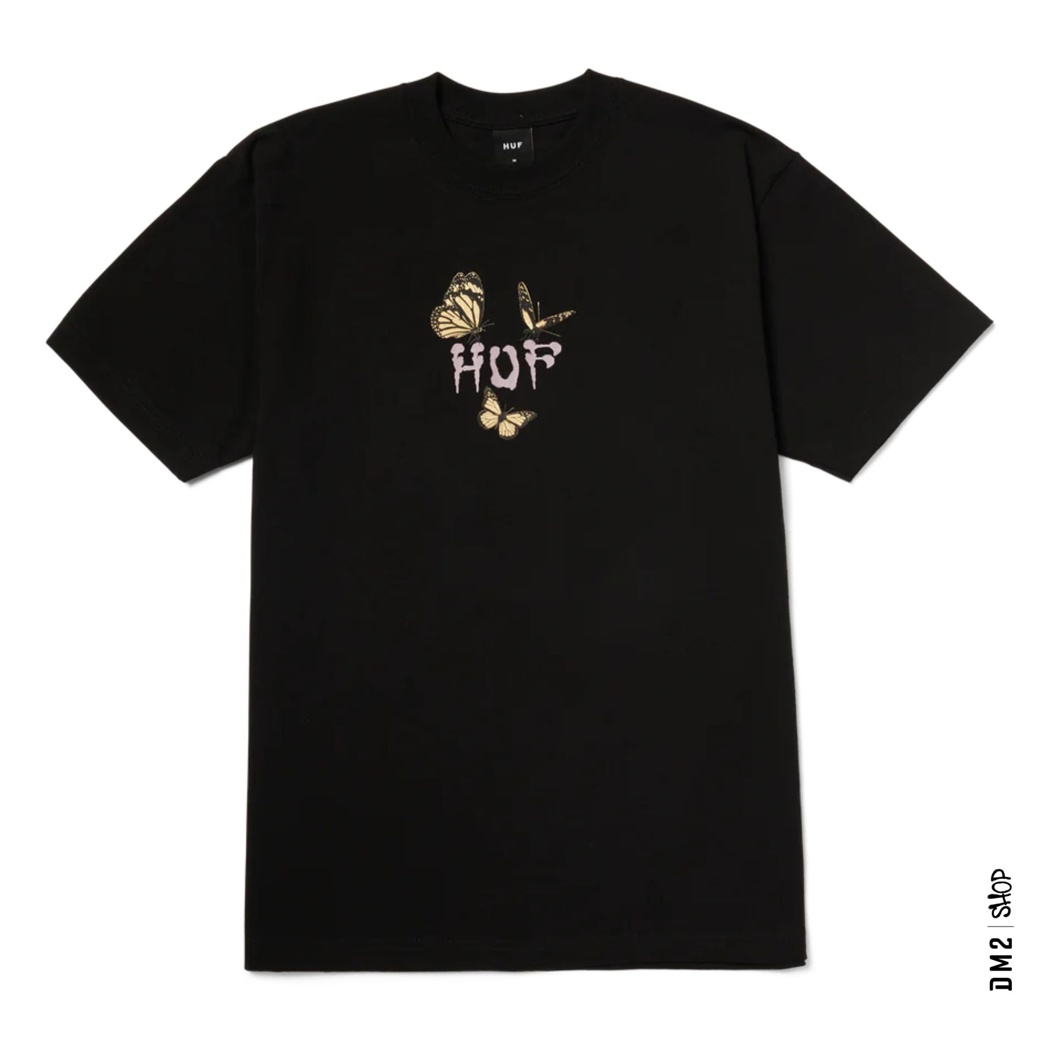 t-shirt-fly-trap-noir-huf-SU24