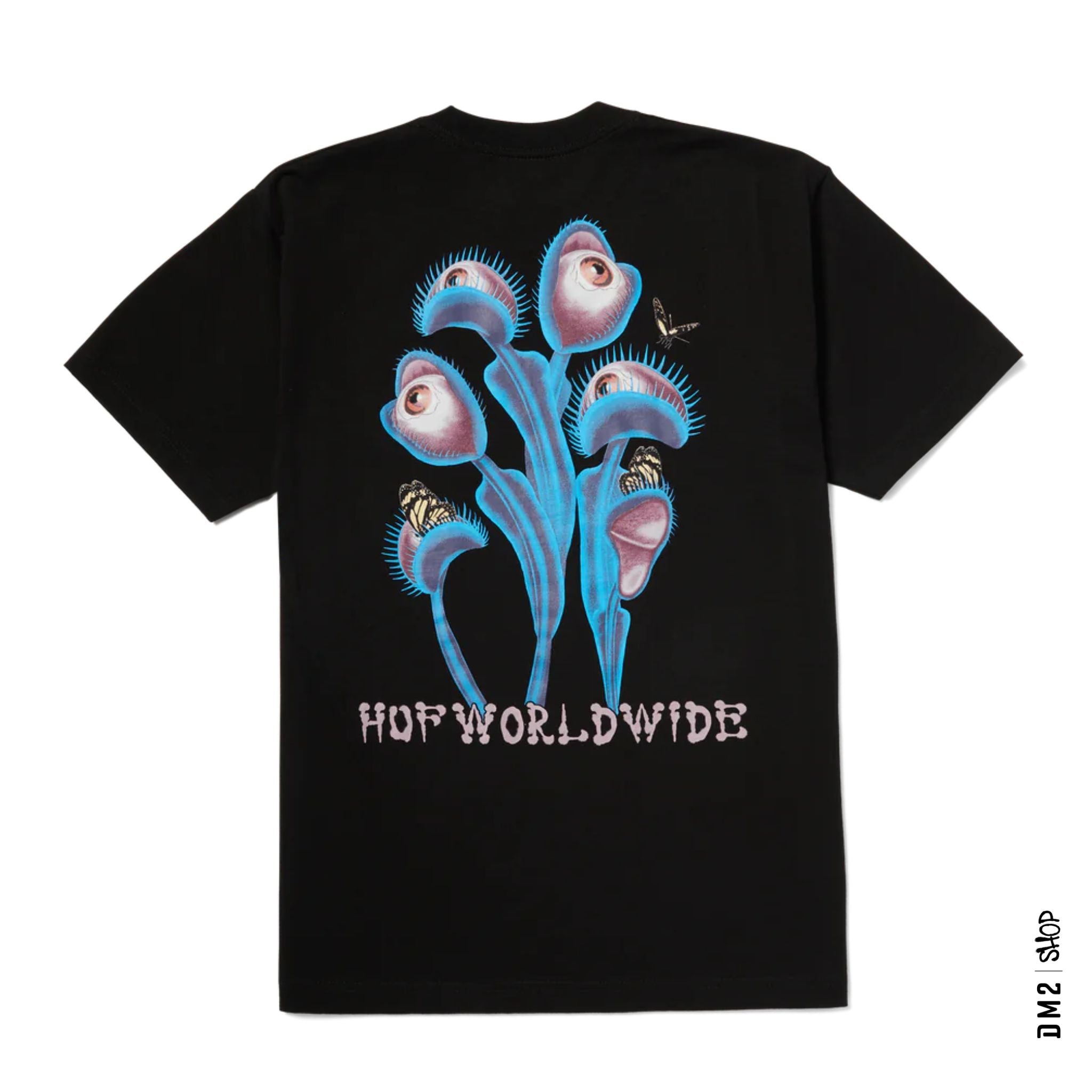 T-SHIRT FLY TRAP NOIR HUF