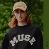 CREWNECK FRENCH TERRY NOIR CURATED BY MUSE