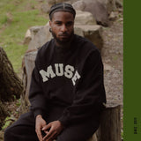 CREWNECK FRENCH TERRY NOIR CURATED BY MUSE